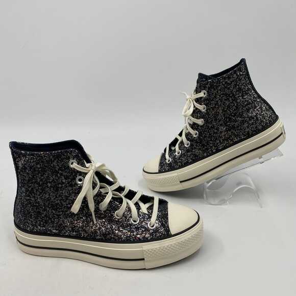 Converse Black Classic Synthetic Sneakers | Women’s Size 8 - Picture 2 of 7
